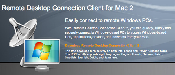 microsoft remote desktop for mac 2 screens