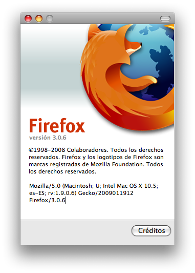 FireFox se actualiza, version 3.0.6