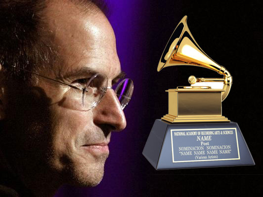 Steve Jobs es galardonado con un Grammy póstumo por su contribución al mundo de la música