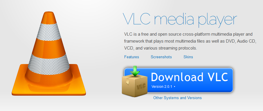 vlc media player 2.0.1 download