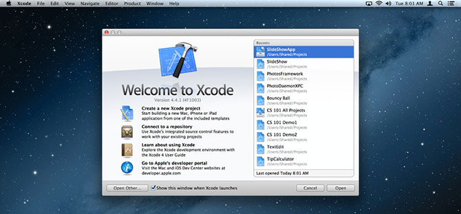 Xcode 4.4.1