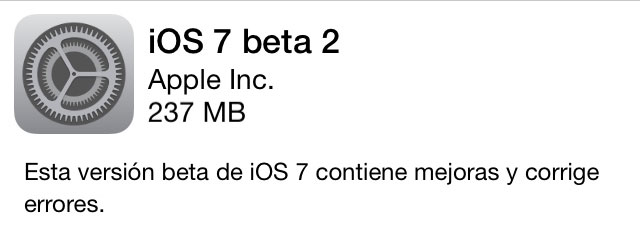 iOS 7 Beta 2