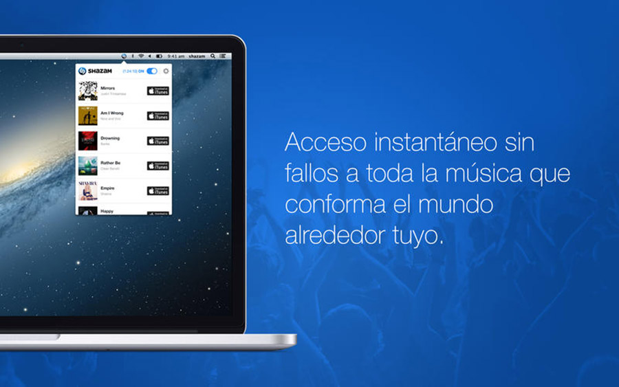 Shazam para Mac