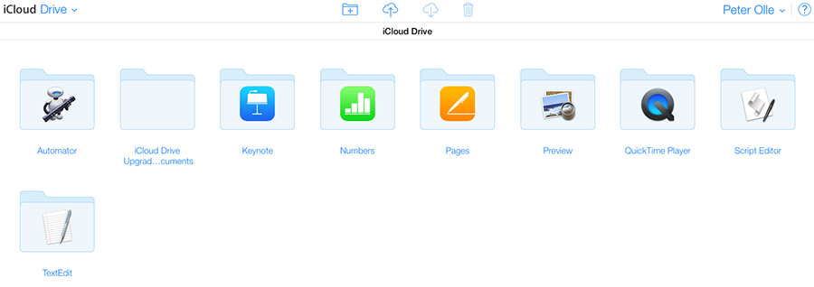 iCloud Drive Folders