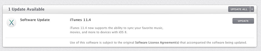 iTunes 11.4