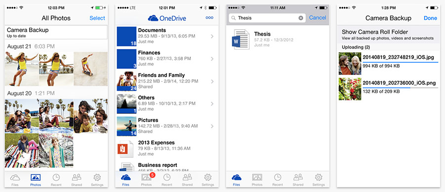 OneDrive iOS