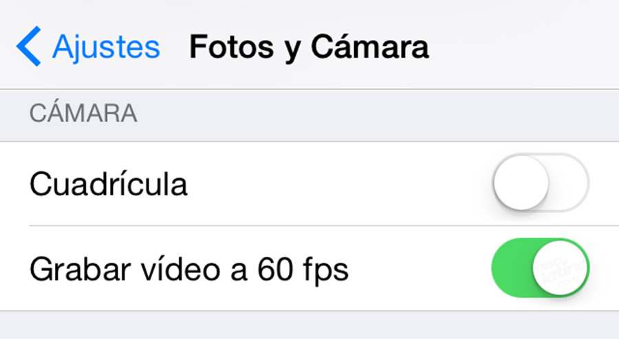 60 fps en iPhone