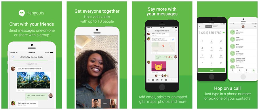 Hangouts para iOS