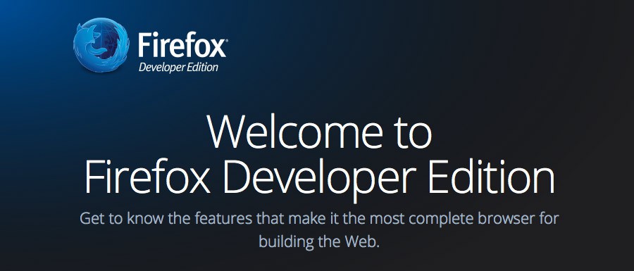 Firefox edición desarrolladores
