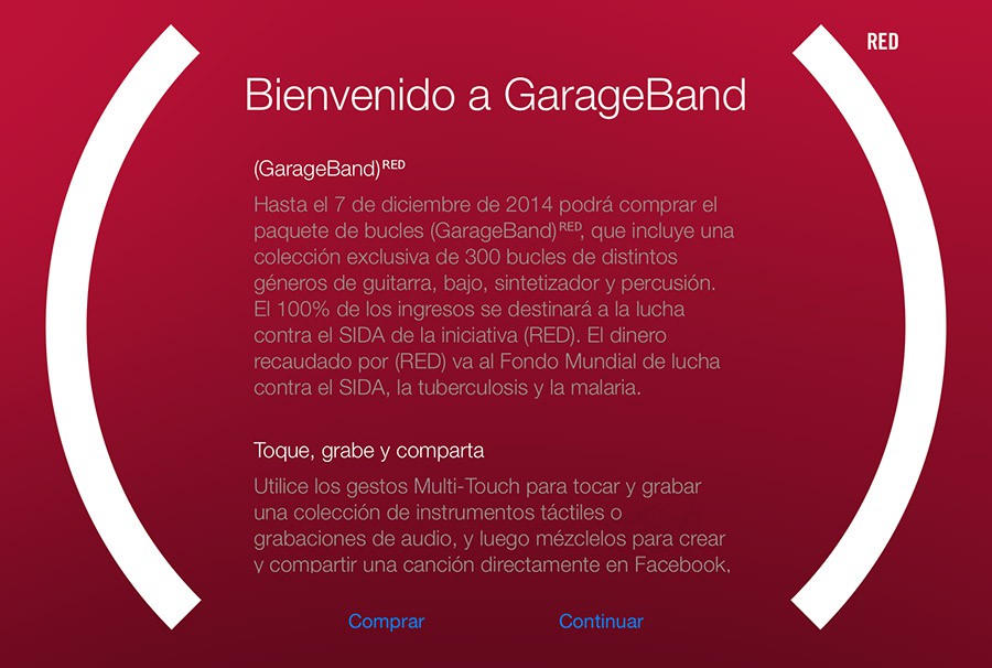 GarageBand RED