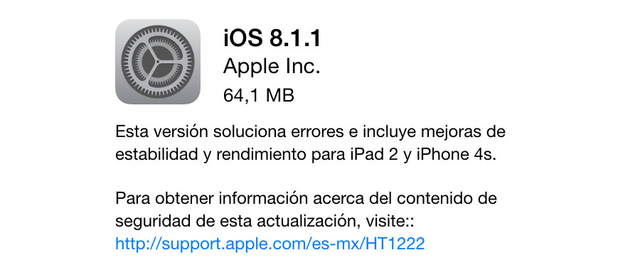 iOS 8.1.1