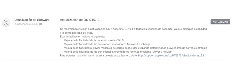 OS X Yosemite 10.10.1
