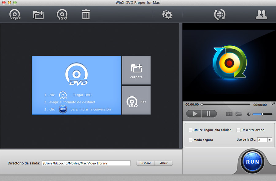 WinX DVD Ripper para Mac