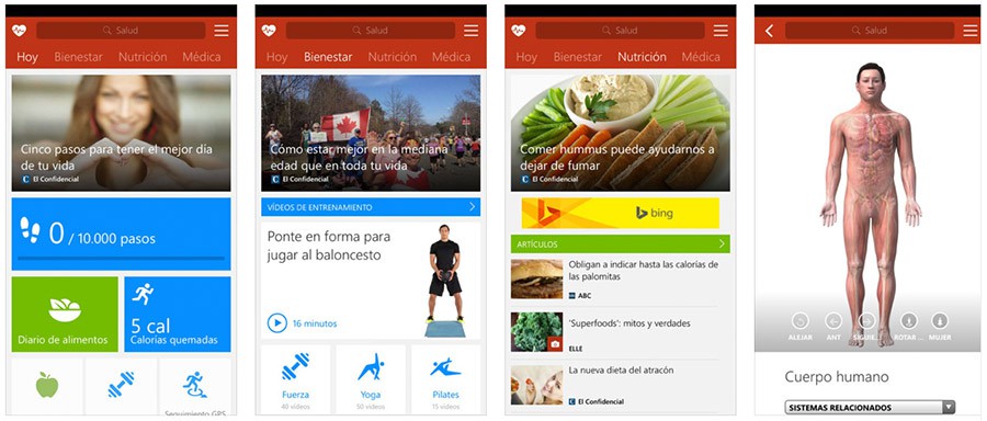 MSN Salud y Bienestar para iPhone y iPad