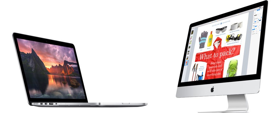 MacBook Pro 15" y iMac 27"