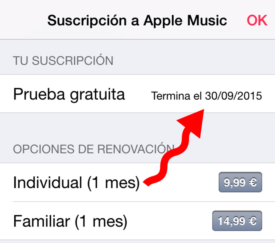 Prueba  Apple Music