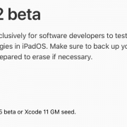 iPadOS 13.2 beta