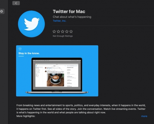 Twitter para Mac