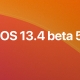 iOS 13.4 beta 5, iPadOS 13.4 beta 5, tvOS 13.4 beta 5, y watchOS 6.2 beta 5