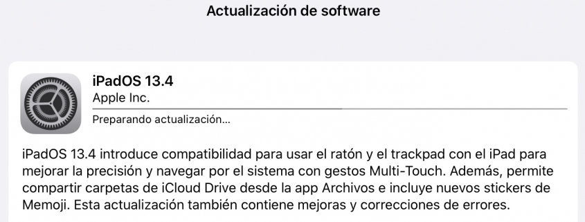 iPadOS 13.4
